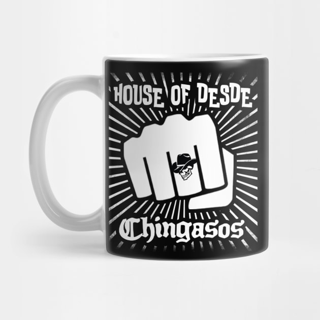 House Of Desde Chingasos 2019 Funny Boxing Tattoo TShirt by Trendy_Designs